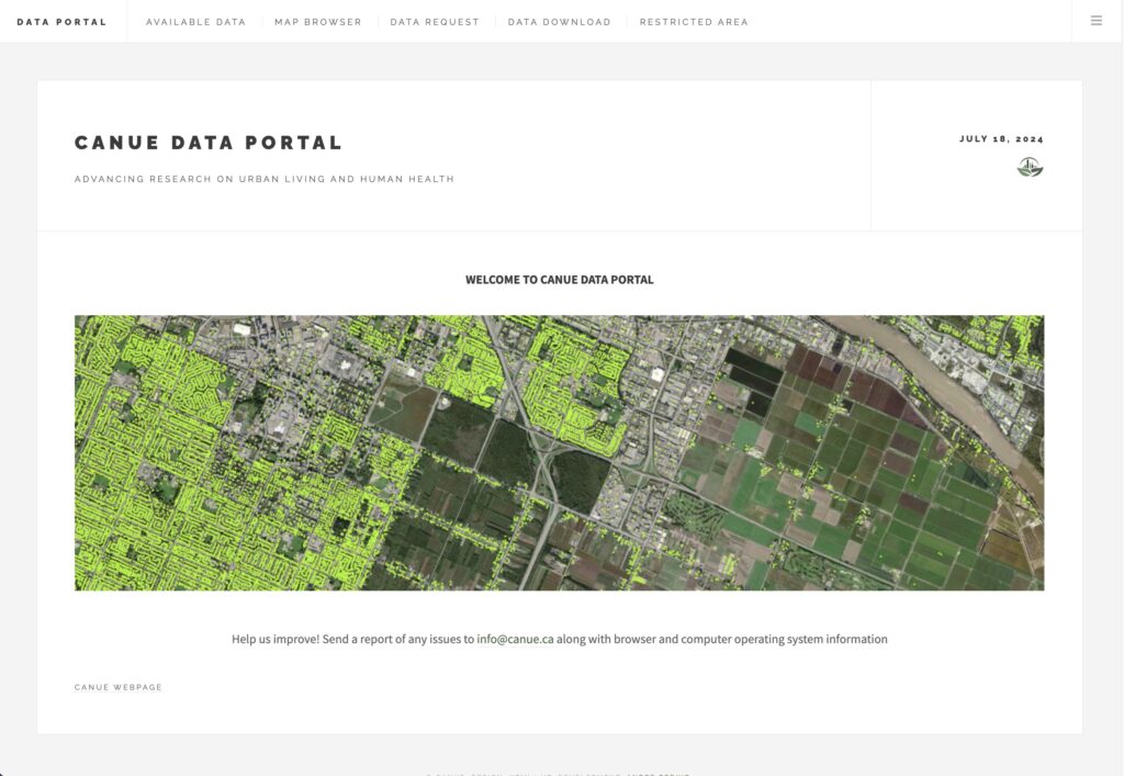 CANUE | CANUE DataScreenshot